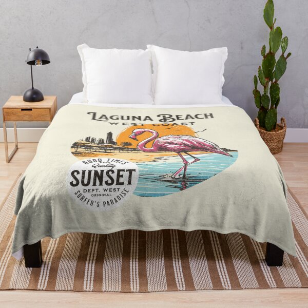 Item preview, Laguna Beach – Retro West Coast Sunset designed and sold by AngryToro.