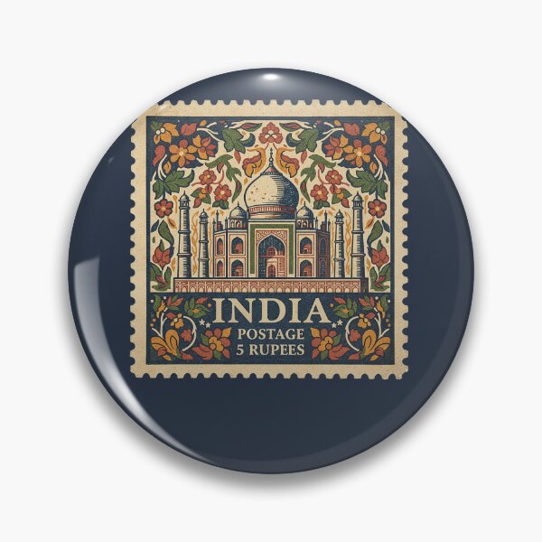 Item preview, Vintage India Monument Postage Stamp Design designed and sold by d247.