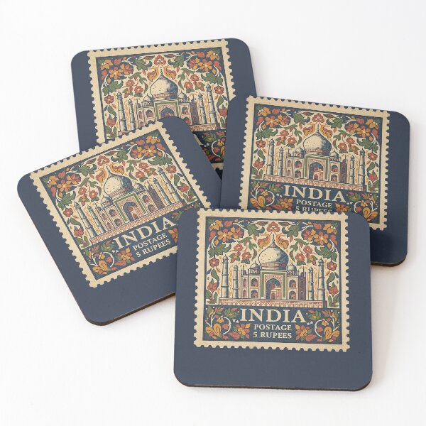 Item preview, Vintage India Monument Postage Stamp Design designed and sold by d247.