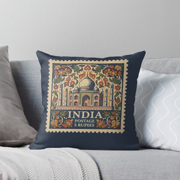 Item preview, Vintage India Monument Postage Stamp Design designed and sold by d247.
