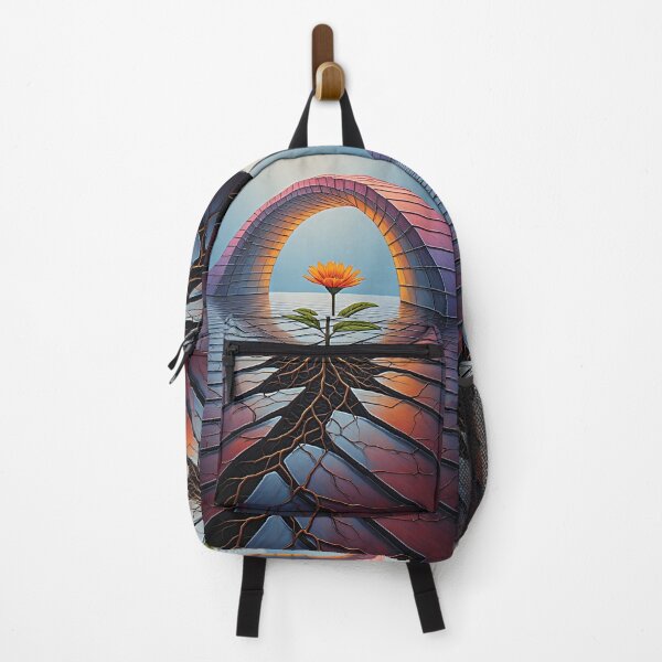 Item preview, A single orange flower is growing. designed and sold by Mianku | Für das Leben.