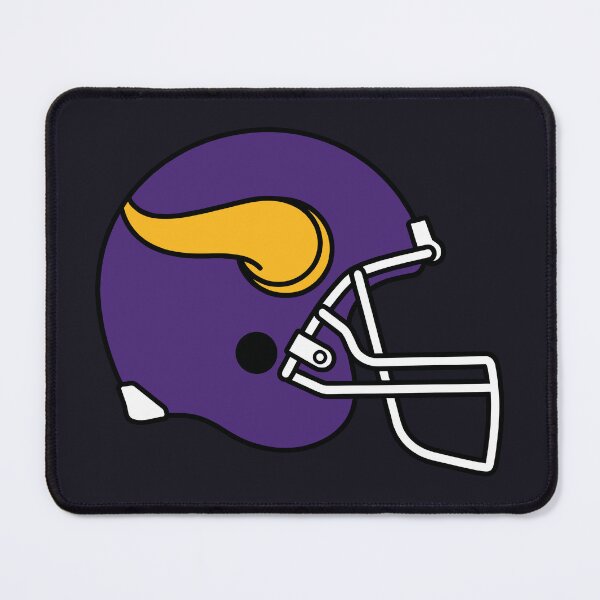 Item preview, Purple Gold Football Helmet Fan Pride designed and sold by YggOutfitters.
