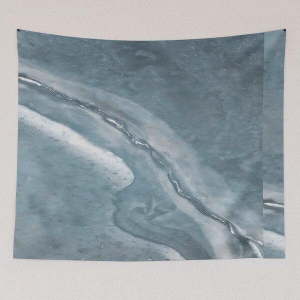 Item preview, Abstract Blue Frozen Ice Texture with Natural Fractures designed and sold by L&L.