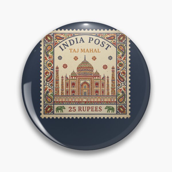 Item preview, Vintage India Post Stamp Mughal Architecture Design designed and sold by d247.