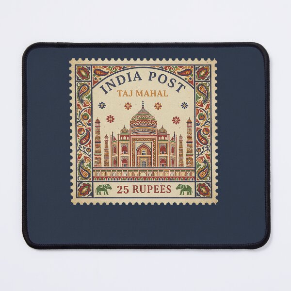 Item preview, Vintage India Post Stamp Mughal Architecture Design designed and sold by d247.