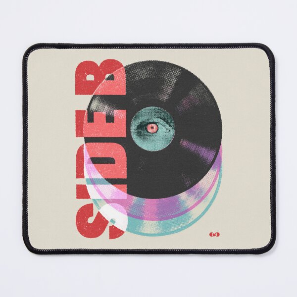 Item preview, Side B Vinyl Record | Retro Risograph Music Graphic Tee | Analog Vinyl Lover Indie Music Shirt designed and sold by Decorador de Corazones.