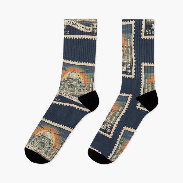 Item preview, India Monument Vintage Stamp Travel Design designed and sold by d247.
