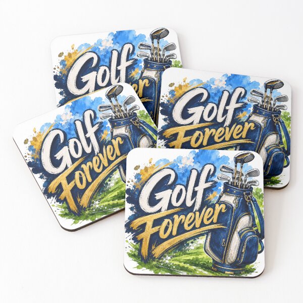 Item preview, Golf Forever Watercolor Style designed and sold by Squiggle Happy.