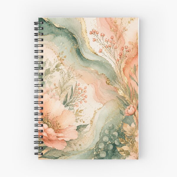Item preview, Coral Bloom Cascade – Luxury Watercolor Botanical Garden Illustration designed and sold by Dream Bloom Gallery.