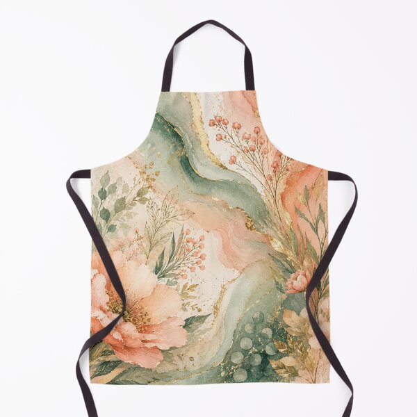 Item preview, Coral Bloom Cascade – Luxury Watercolor Botanical Garden Illustration designed and sold by Oonward2021.