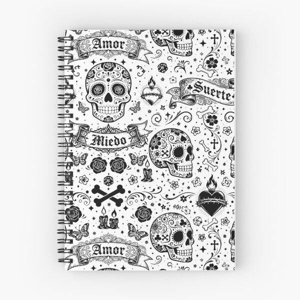 Item preview, Copy of Sugar Skull Gothic Tattoo Banner Pattern designed and sold by Skulls & Calaveras.