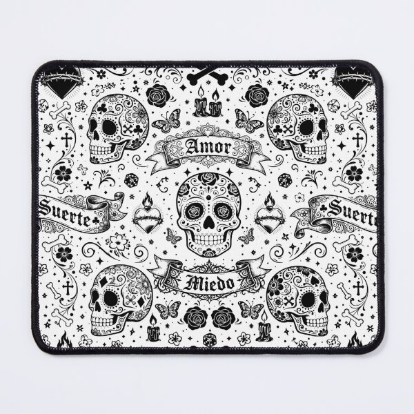 Item preview, Copy of Sugar Skull Gothic Tattoo Banner Pattern designed and sold by Skulls & Calaveras.