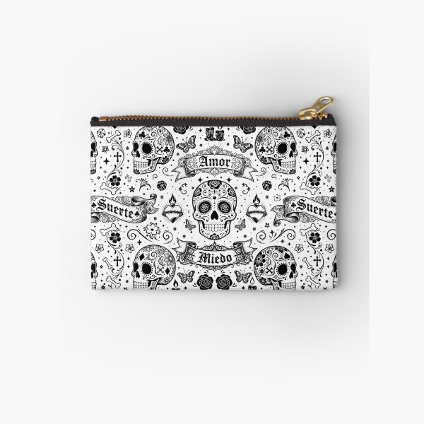 Item preview, Copy of Sugar Skull Gothic Tattoo Banner Pattern designed and sold by Skulls & Calaveras.