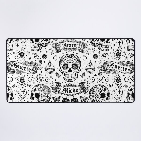 Item preview, Copy of Sugar Skull Gothic Tattoo Banner Pattern designed and sold by Skulls & Calaveras.