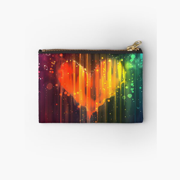 Item preview, LGBTQ Pride Rainbow Drip Heart designed and sold by Travelslightly.
