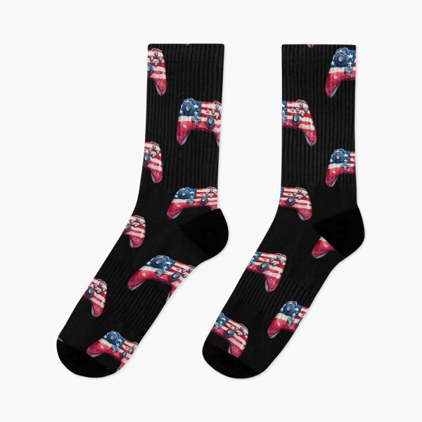 Item preview, American Flag Gamer 4th of July Video Games USA Patriotic designed and sold by smartrocket.
