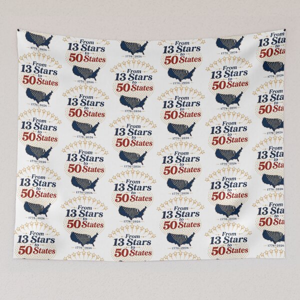 Item preview, 13 Stars to 50 States - 1 designed and sold by V Art Travel Archive.