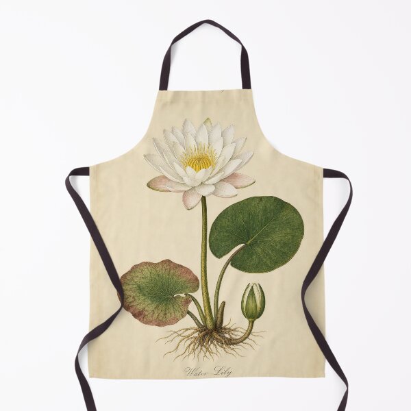 Item preview, Vintage Water Lily Botanical Illustration designed and sold by NuvoraNest.