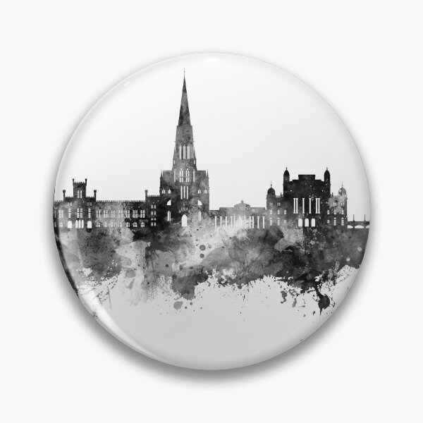 Item preview, Schwerin Germany Skyline designed and sold by ArtPrints.