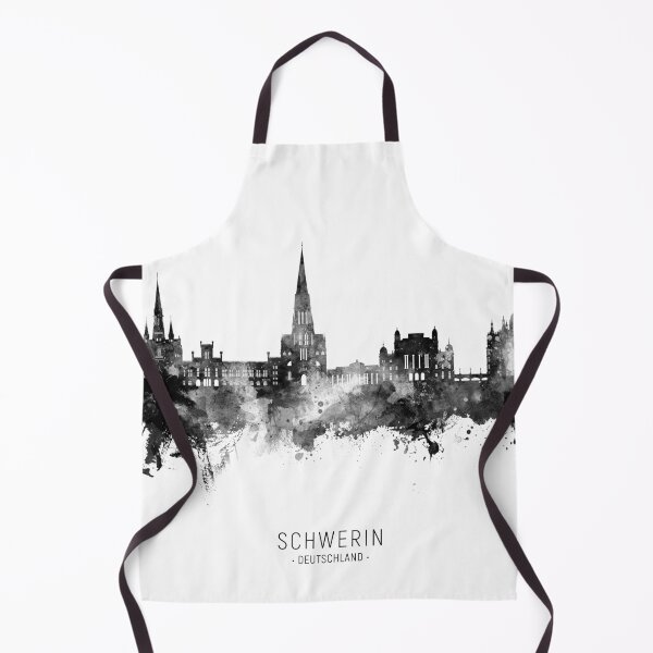 Item preview, Schwerin Germany Skyline designed and sold by ArtPrints.