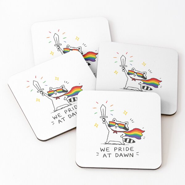 Item preview, We Pride At Dawn Rainbow Raccoon designed and sold by NQArtist.
