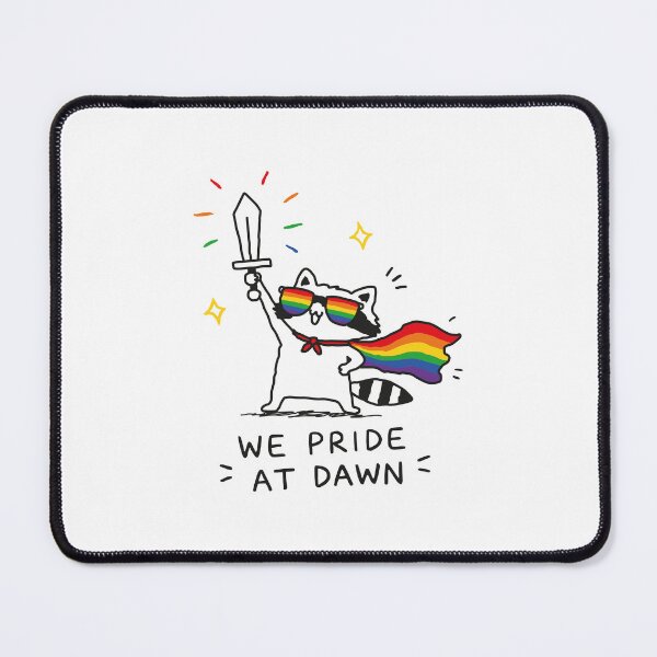 Item preview, We Pride At Dawn Rainbow Raccoon designed and sold by NQArtist.