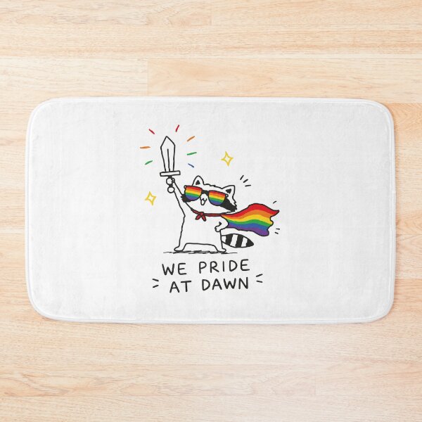 Item preview, We Pride At Dawn Rainbow Raccoon designed and sold by NQArtist.