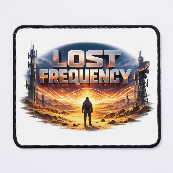 Item preview, Lost Frequency – Futuristic Sci-Fi Streetwear Artwork designed and sold by THAMIM REALITY 2.0.