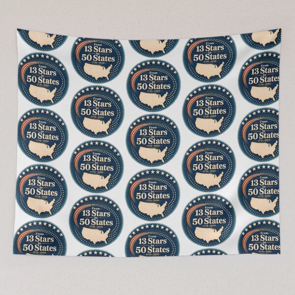 Item preview, 13 Stars to 50 States - 2 designed and sold by vsartmaking.