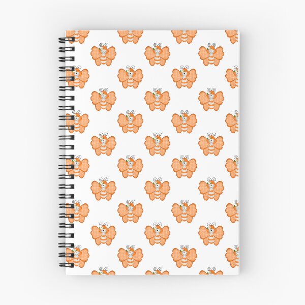 Item preview, Cute Orange Butterfly Cartoon Sticker | Happy Kawaii Butterfly Illustration designed and sold by Mahmoud Salah.