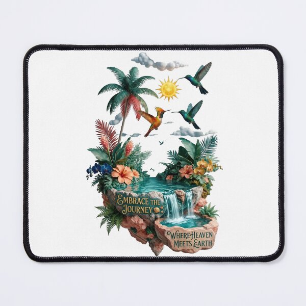 Item preview, Embrace the Journey Tropical Waterfall designed and sold by Sovereign Supply Co..