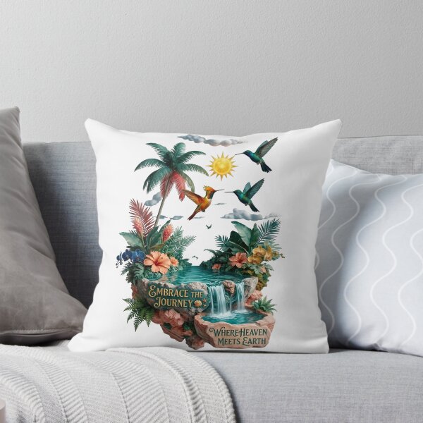 Item preview, Embrace the Journey Tropical Waterfall designed and sold by Sovereign Supply Co..