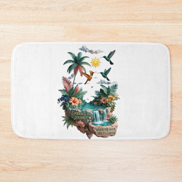 Item preview, Embrace the Journey Tropical Waterfall designed and sold by Sovereign Supply Co..