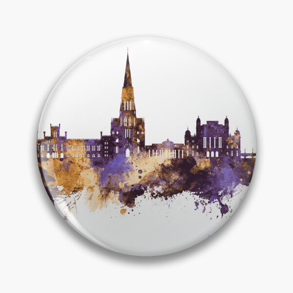 Item preview, Schwerin Germany Skyline designed and sold by ArtPrints.