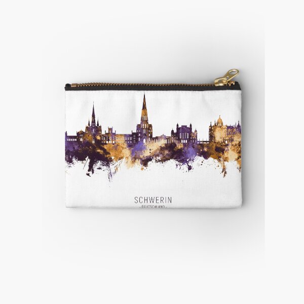Item preview, Schwerin Germany Skyline designed and sold by ArtPrints.