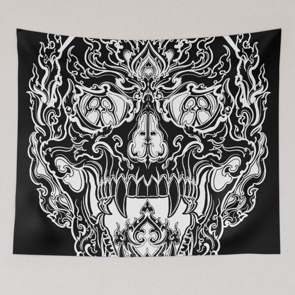 Item preview, Tibetan skull designed and sold by TidalTattoo.
