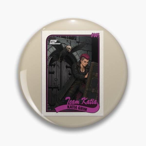 Item preview, Trading Card #003: Team Katia - Katia Grim Trading Card | Dungeon Crawler Carl Fan Design designed and sold by SupportClassSavage.