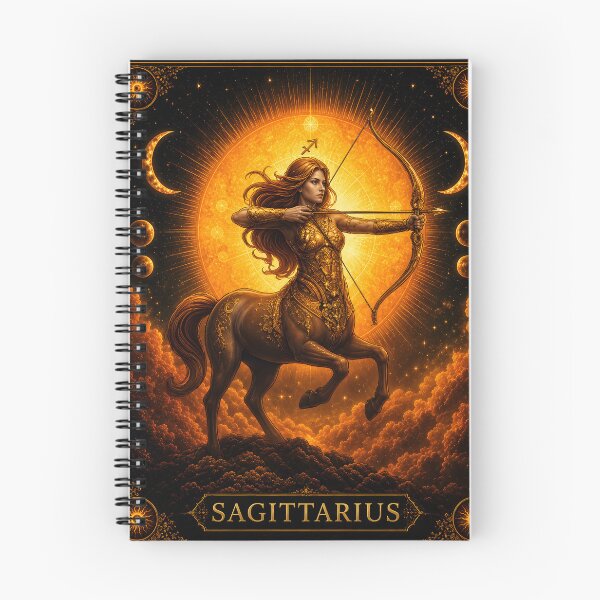 Item preview, Golden Sagittarius Archer Zodiac: Cosmic Centaur Goddess designed and sold by Clavivs.
