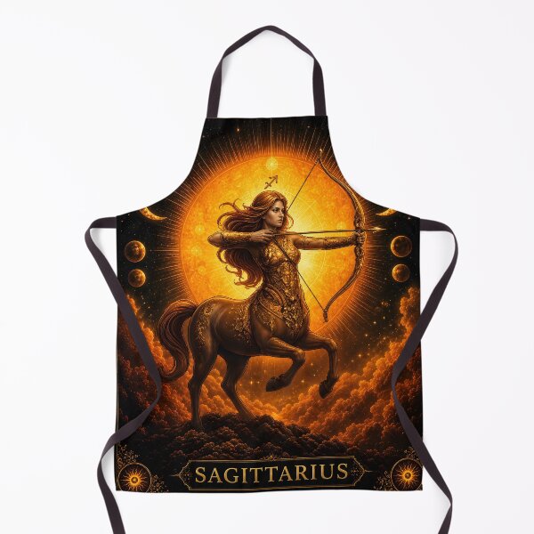 Item preview, Golden Sagittarius Archer Zodiac: Cosmic Centaur Goddess designed and sold by Clavivs.