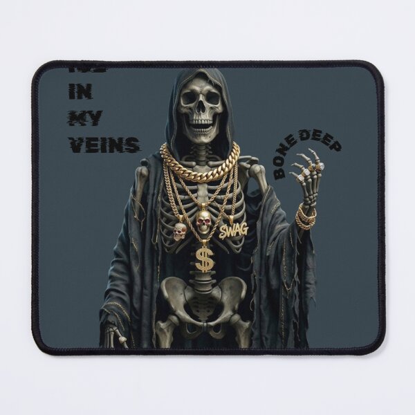 Item preview, Ice In My Veins Bone Deep Skeleton Art designed and sold by Gdesigns2026.