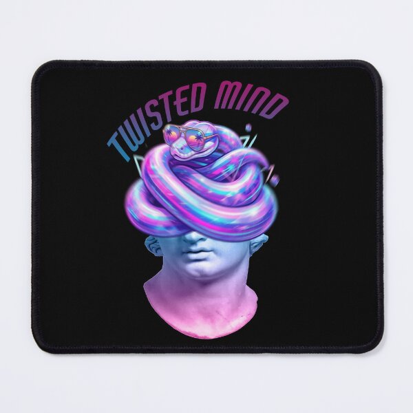 Item preview, Twisted Mind - Vaporwave Aesthetic Greek Statue and Snake designed and sold by Carpediemdeluxe.