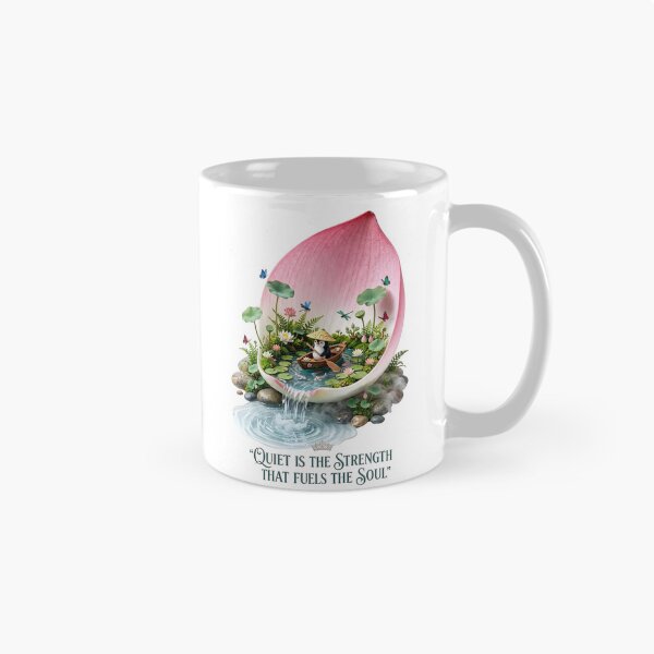 Item preview, Quiet Is The Strength Penguin Lotus designed and sold by Sovereign Supply Co..