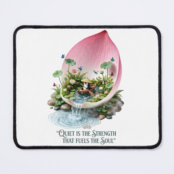 Item preview, Quiet Is The Strength Penguin Lotus designed and sold by Sovereign Supply Co..