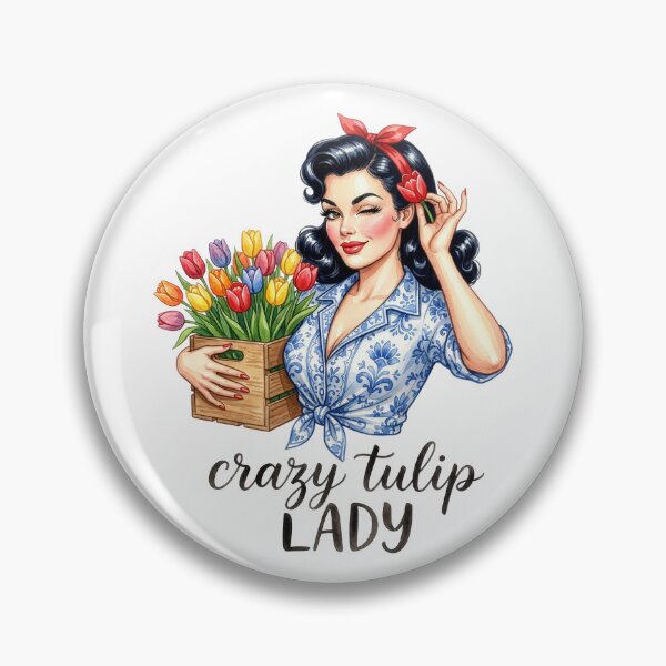 Item preview, Crazy Tulip Lady  designed and sold by chicdeboutique.