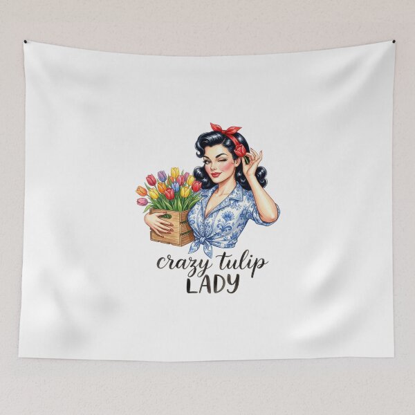Item preview, Crazy Tulip Lady  designed and sold by chicdeboutique.