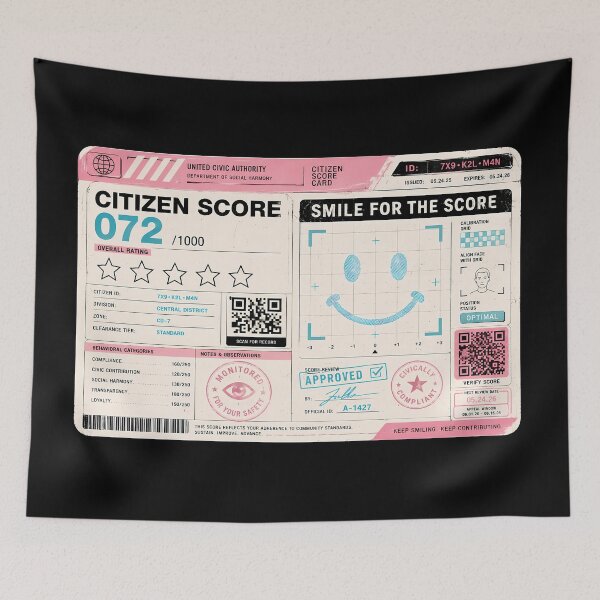 Item preview, Smile Index Social Rating Card designed and sold by agearb.