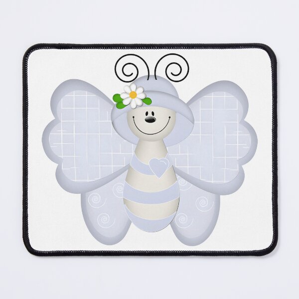 Item preview, Cute White Butterfly Cartoon | Kawaii Butterfly Sticker & Nursery Art designed and sold by Mahmoud Salah.