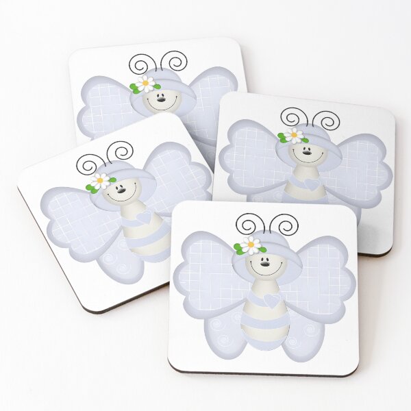 Item preview, Cute White Butterfly Cartoon | Kawaii Butterfly Sticker & Nursery Art designed and sold by Mahmoud Salah.