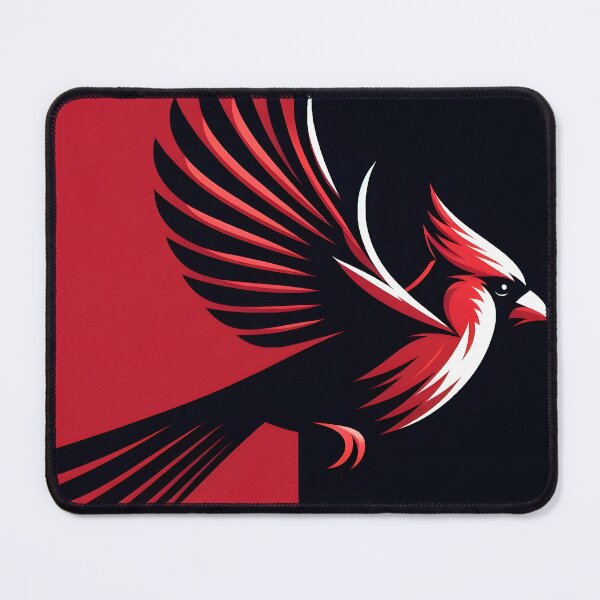 Item preview, Bold Cardinal In Flight Red Gradient Wings Art designed and sold by PandaTShirtShop.