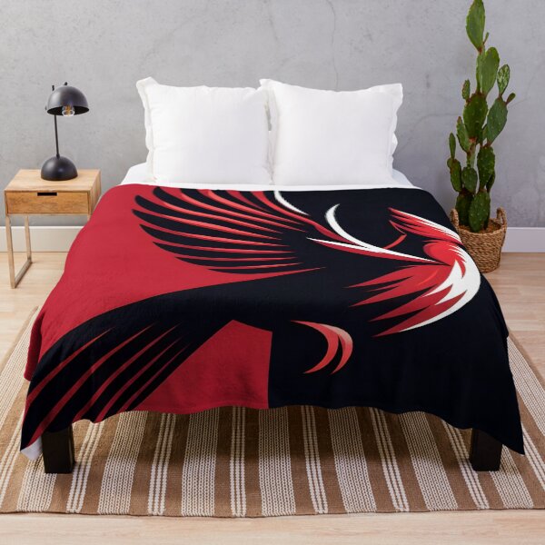 Item preview, Bold Cardinal In Flight Red Gradient Wings Art designed and sold by PandaTShirtShop.